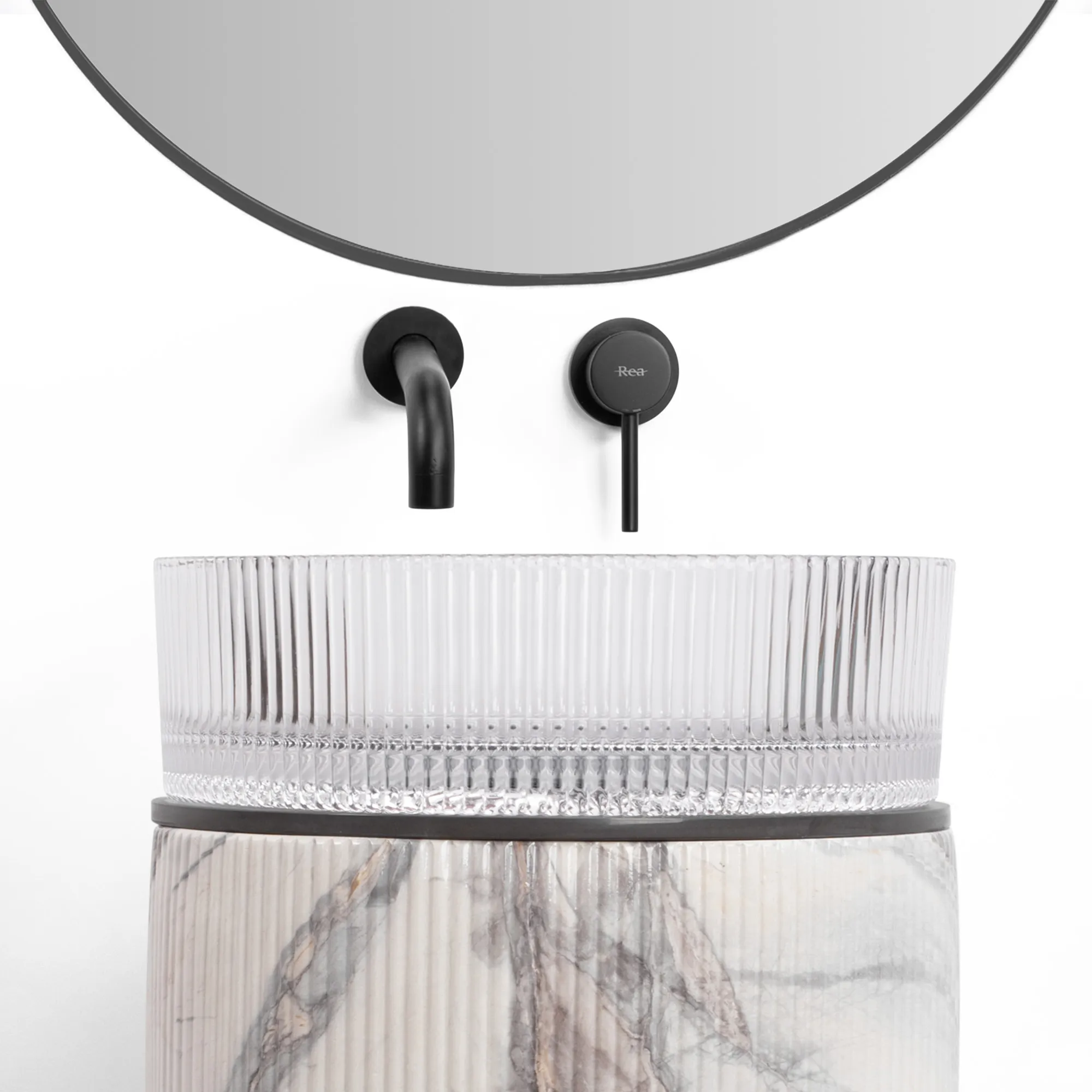 Rea REA-U0279 Bathroom Sink Made Of Glass Ingrid | WhichOne - View #2